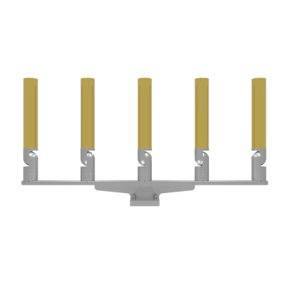 QUINT HORIZONTAL TREE ROD HOLDER WITH MOUNT