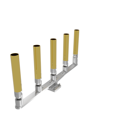 QUINT HORIZONTAL TREE ROD HOLDER WITH MOUNT