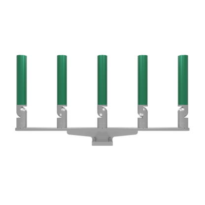 QUINT HORIZONTAL TREE ROD HOLDER WITH MOUNT