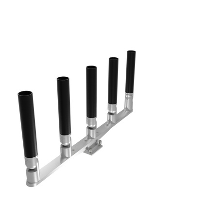 QUINT HORIZONTAL TREE ROD HOLDER WITH MOUNT