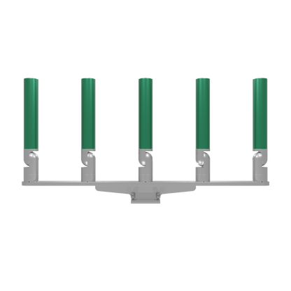 QUINT HORIZONTAL TREE ROD HOLDER WITH MOUNT