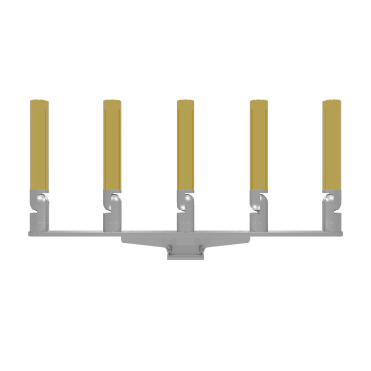 QUINT HORIZONTAL TREE ROD HOLDER WITH MOUNT