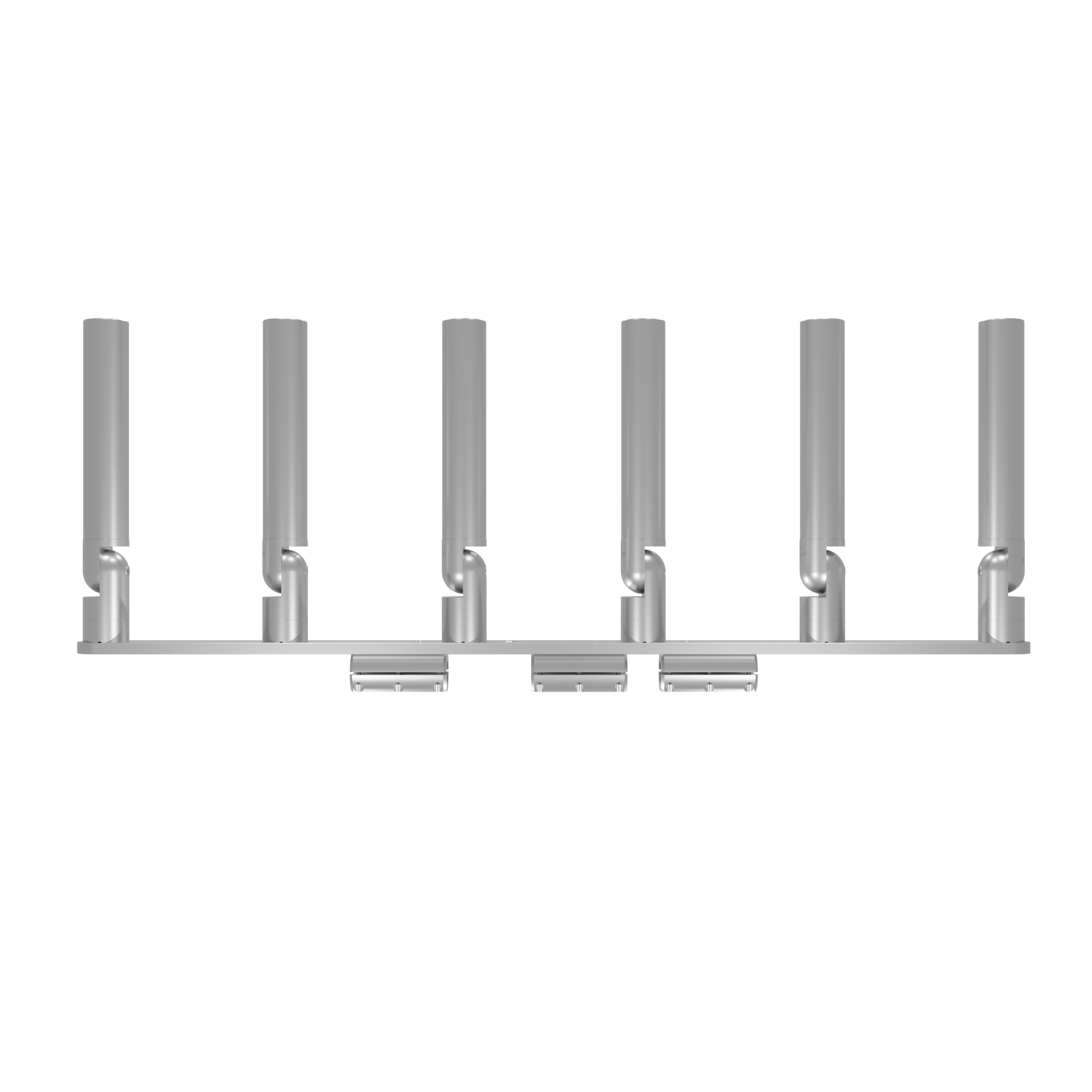 BIG SIX HORIZONTAL TREE ROD HOLDER WITH MOUNT