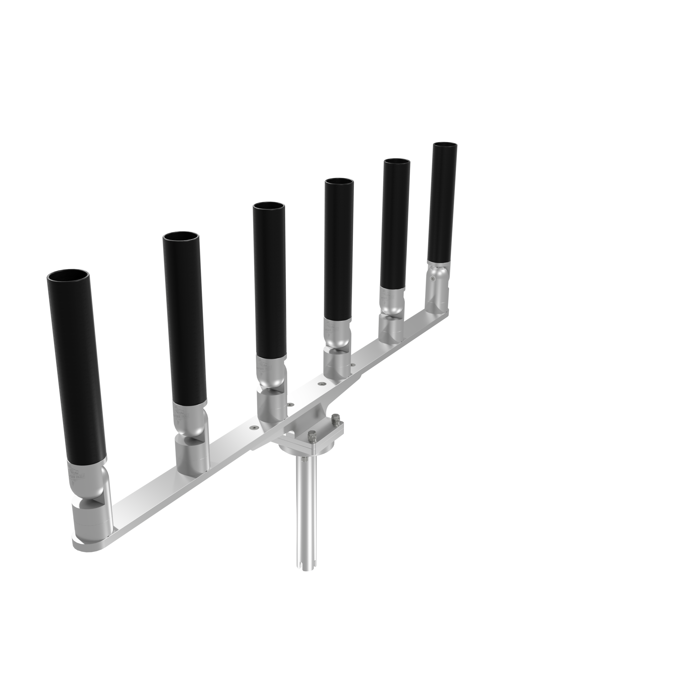 BIG SIX HORIZONTAL TREE ROD HOLDER WITH MOUNT