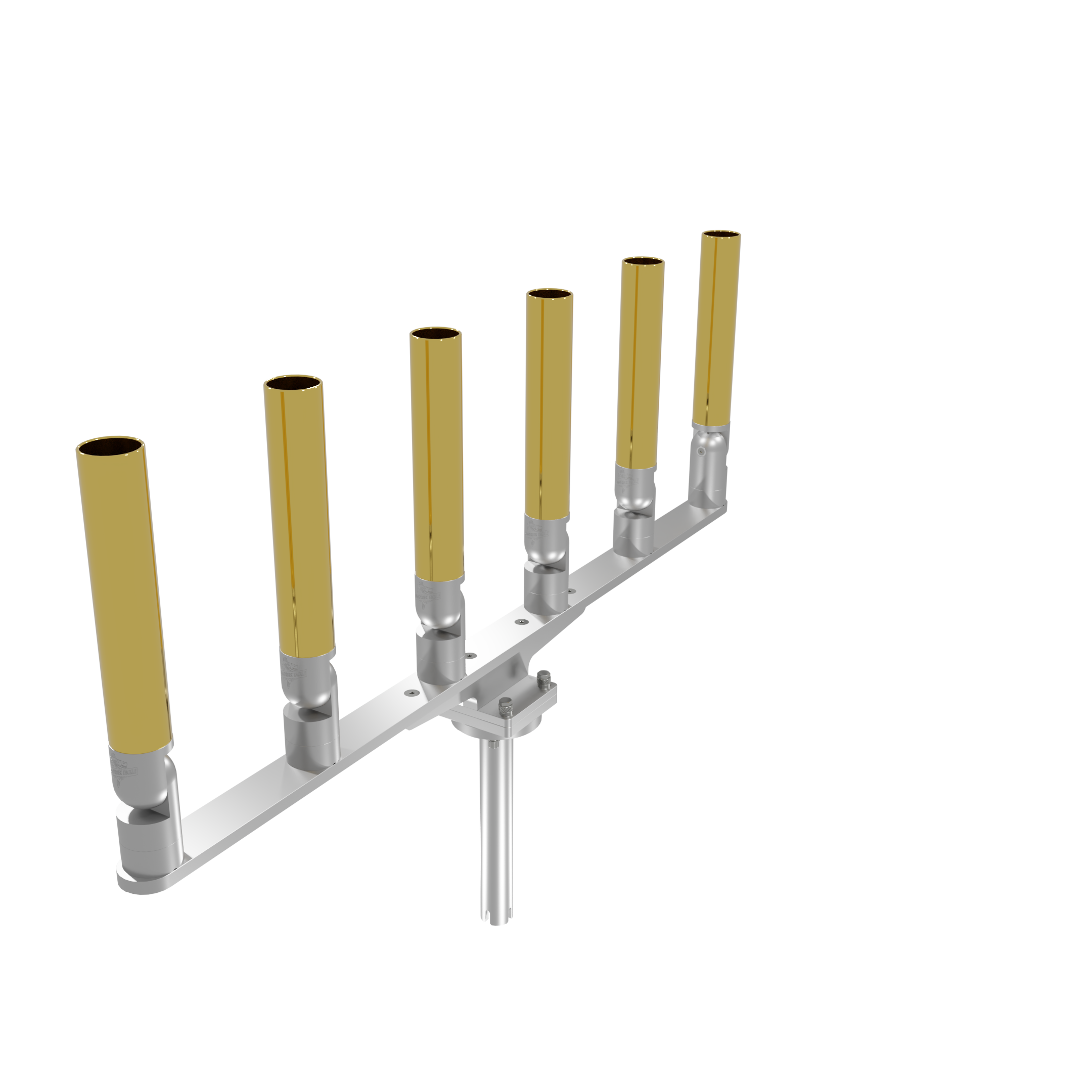 BIG SIX HORIZONTAL TREE ROD HOLDER WITH MOUNT