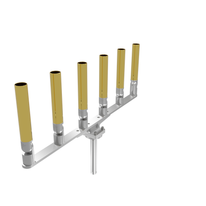 BIG SIX HORIZONTAL TREE ROD HOLDER WITH MOUNT