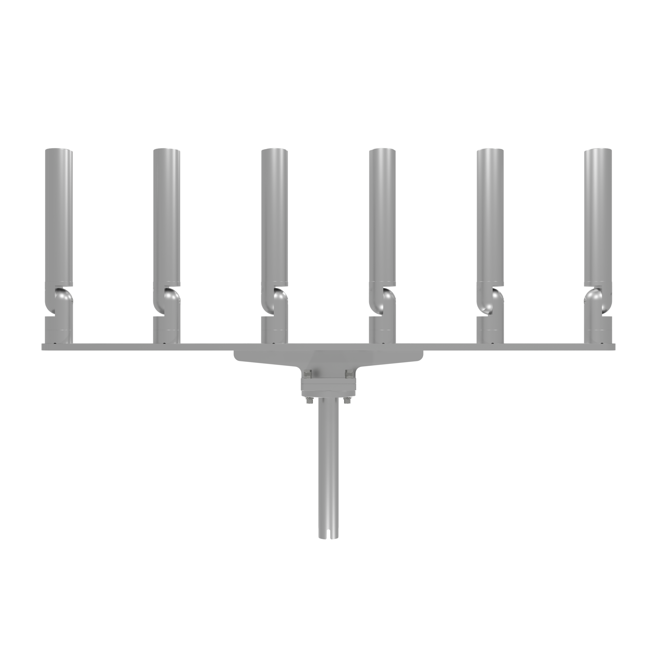 BIG SIX HORIZONTAL TREE ROD HOLDER WITH MOUNT