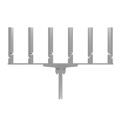 BIG SIX HORIZONTAL TREE ROD HOLDER WITH MOUNT