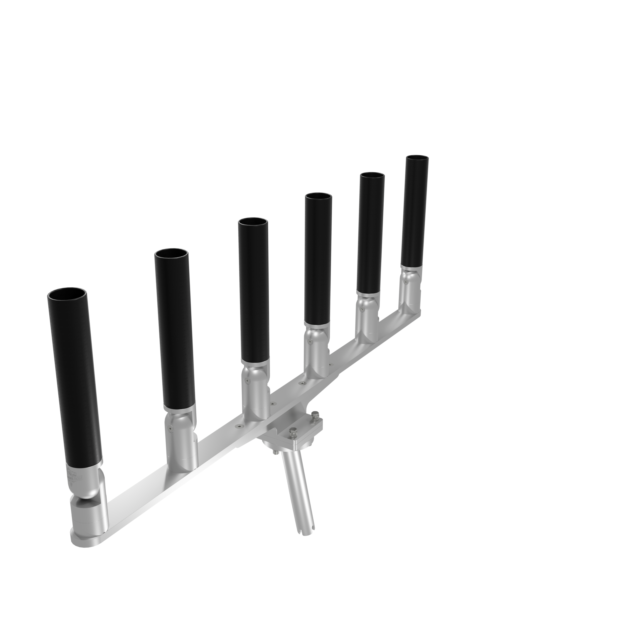 BIG SIX HORIZONTAL TREE ROD HOLDER WITH MOUNT