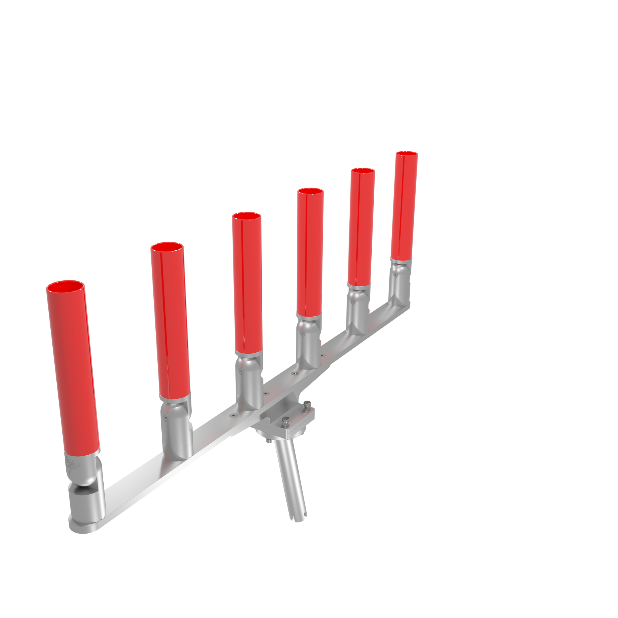 BIG SIX HORIZONTAL TREE ROD HOLDER WITH MOUNT