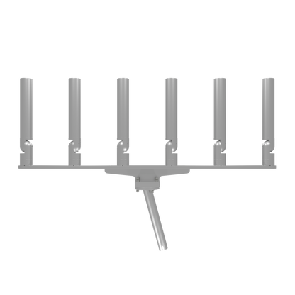 BIG SIX HORIZONTAL TREE ROD HOLDER WITH MOUNT