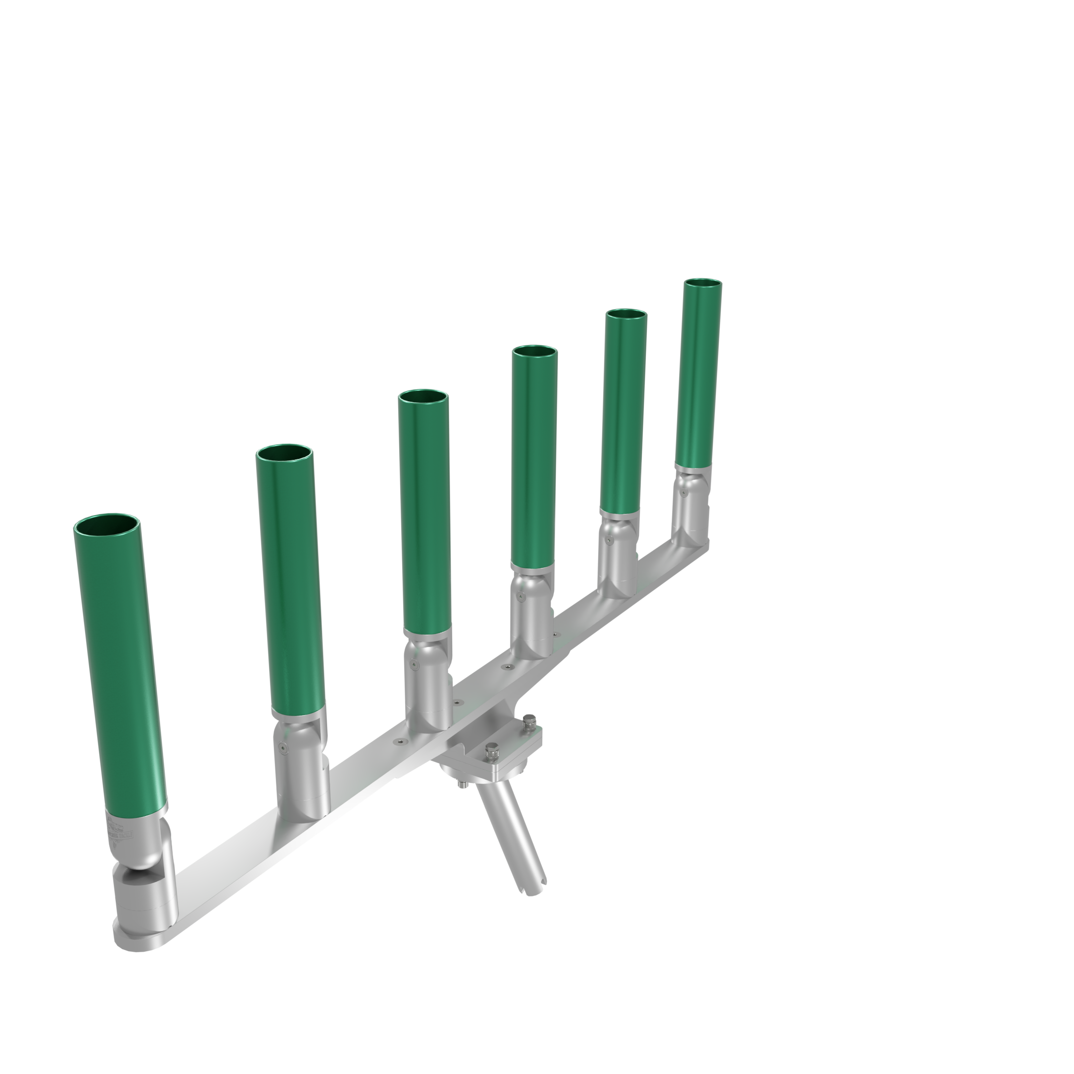 BIG SIX HORIZONTAL TREE ROD HOLDER WITH MOUNT