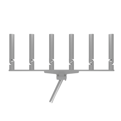 BIG SIX HORIZONTAL TREE ROD HOLDER WITH MOUNT