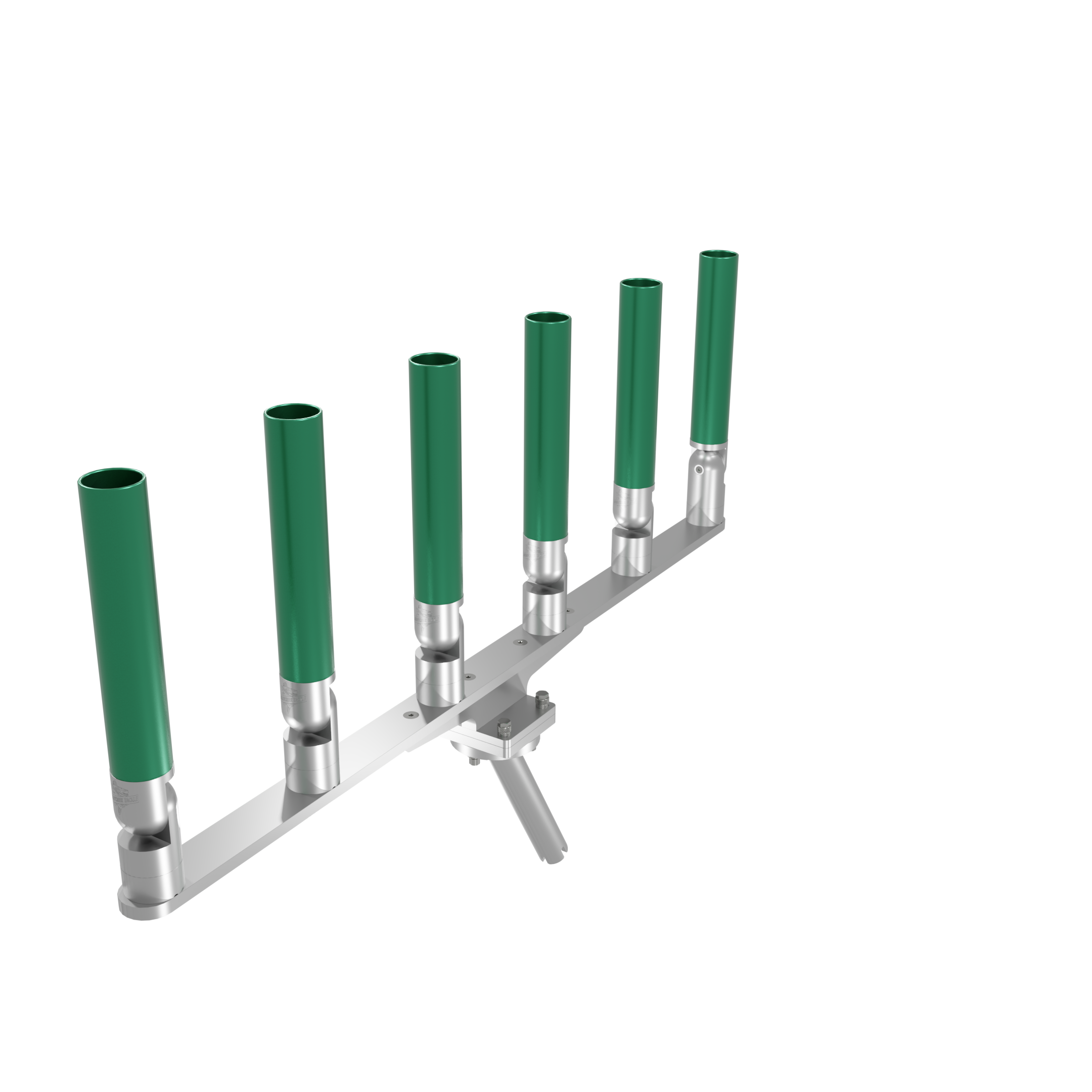 BIG SIX HORIZONTAL TREE ROD HOLDER WITH MOUNT