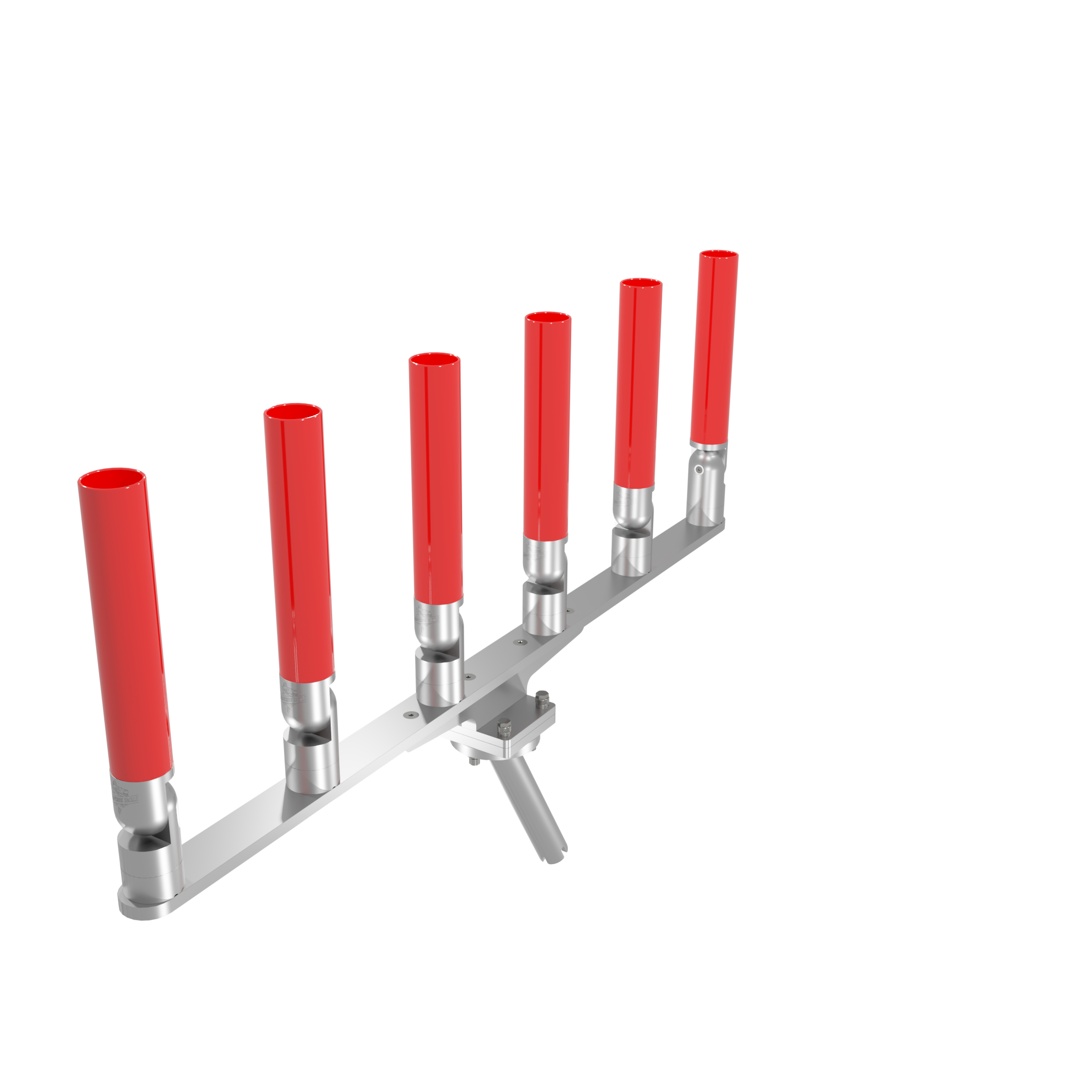 BIG SIX HORIZONTAL TREE ROD HOLDER WITH MOUNT