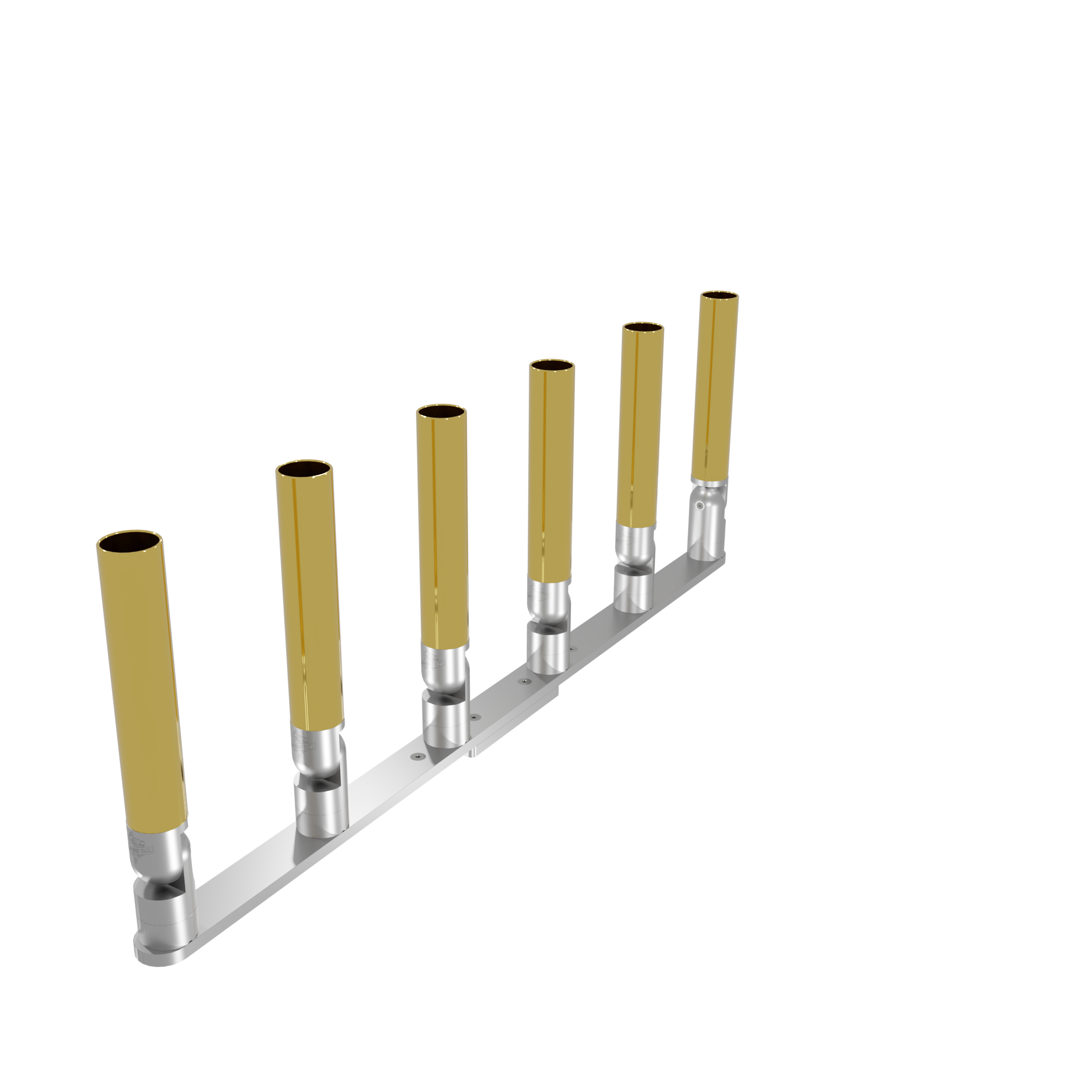 BIG SIX HORIZONTAL TREE ROD HOLDER WITH MOUNT