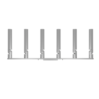 BIG SIX HORIZONTAL TREE ROD HOLDER WITH MOUNT