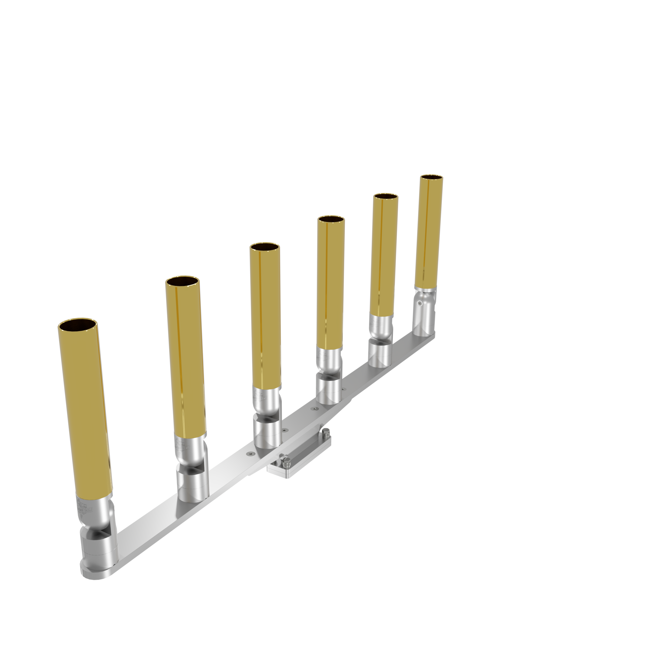 BIG SIX HORIZONTAL TREE ROD HOLDER WITH MOUNT