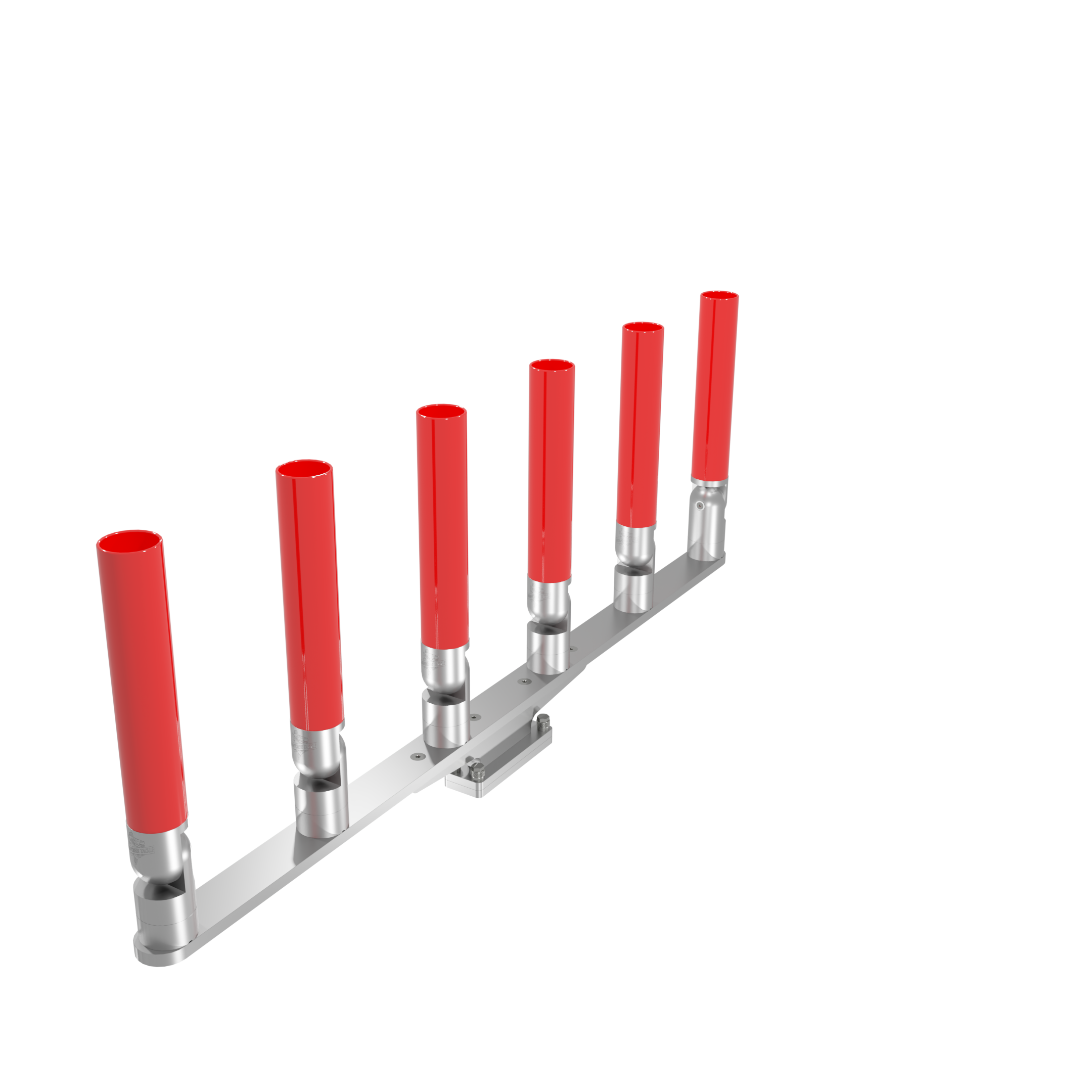 BIG SIX HORIZONTAL TREE ROD HOLDER WITH MOUNT
