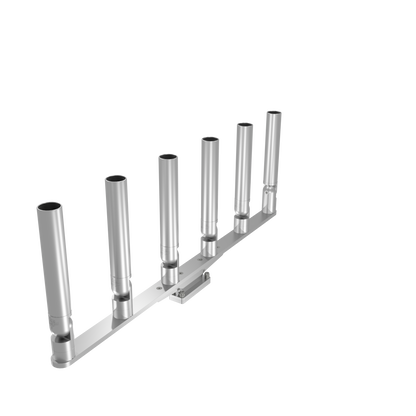 BIG SIX HORIZONTAL TREE ROD HOLDER WITH MOUNT