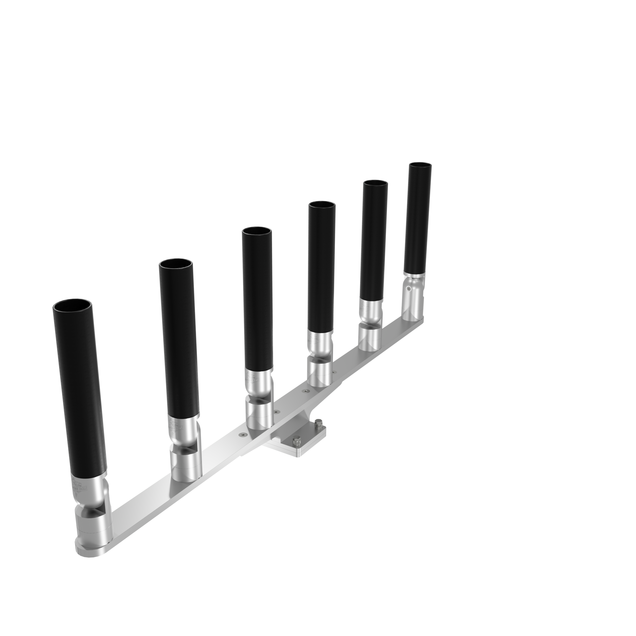 BIG SIX HORIZONTAL TREE ROD HOLDER WITH MOUNT