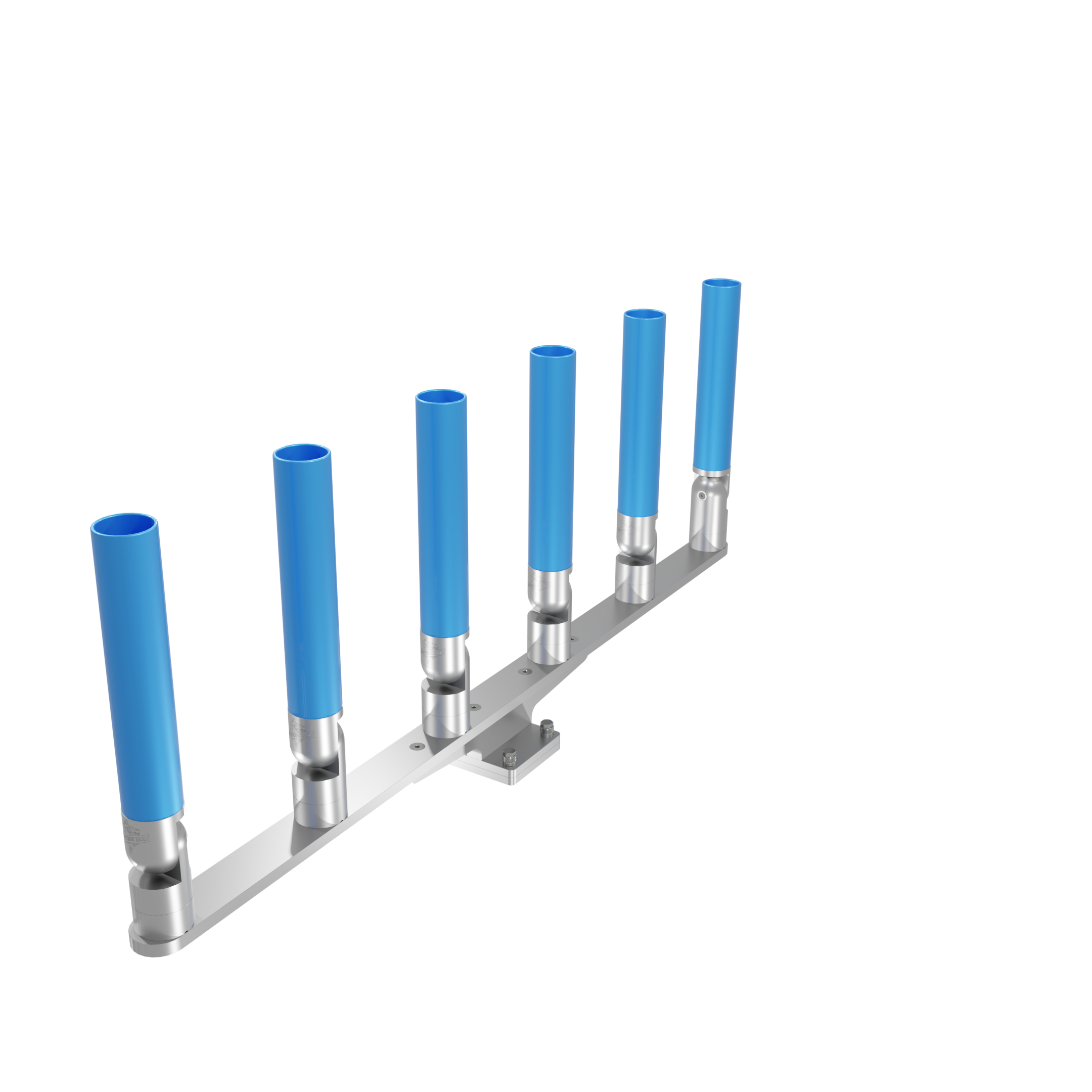 BIG SIX HORIZONTAL TREE ROD HOLDER WITH MOUNT