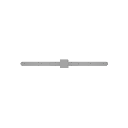 BIG SIX HORIZONTAL TREE ROD HOLDER WITH MOUNT