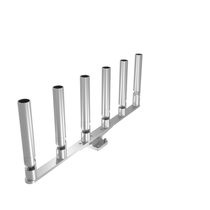 BIG SIX HORIZONTAL TREE ROD HOLDER WITH MOUNT