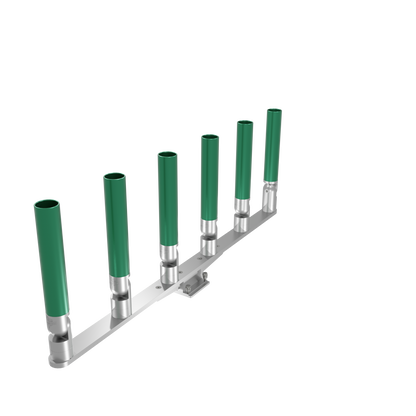 BIG SIX HORIZONTAL TREE ROD HOLDER WITH MOUNT