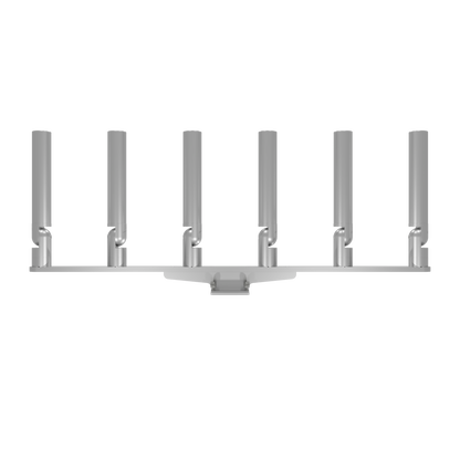 BIG SIX HORIZONTAL TREE ROD HOLDER WITH MOUNT