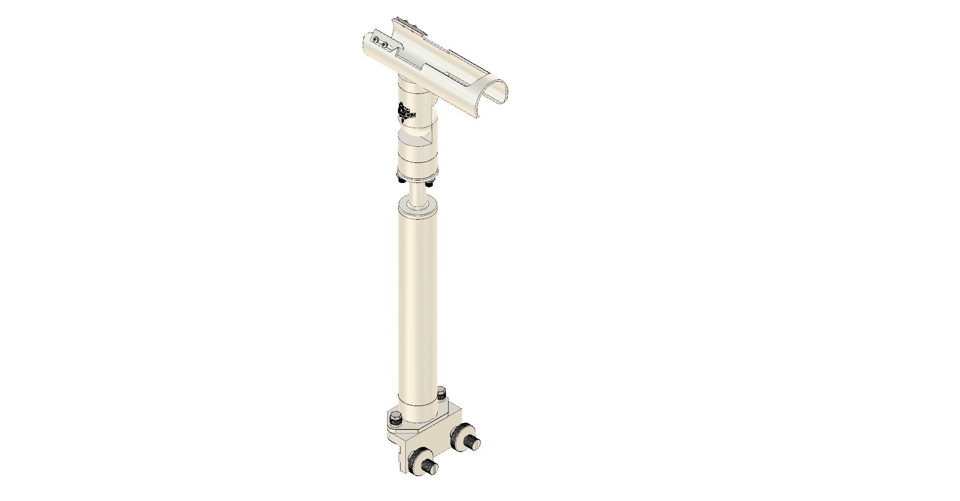 CRADLE WITH INTEGRATED GUNWALE MOUNT