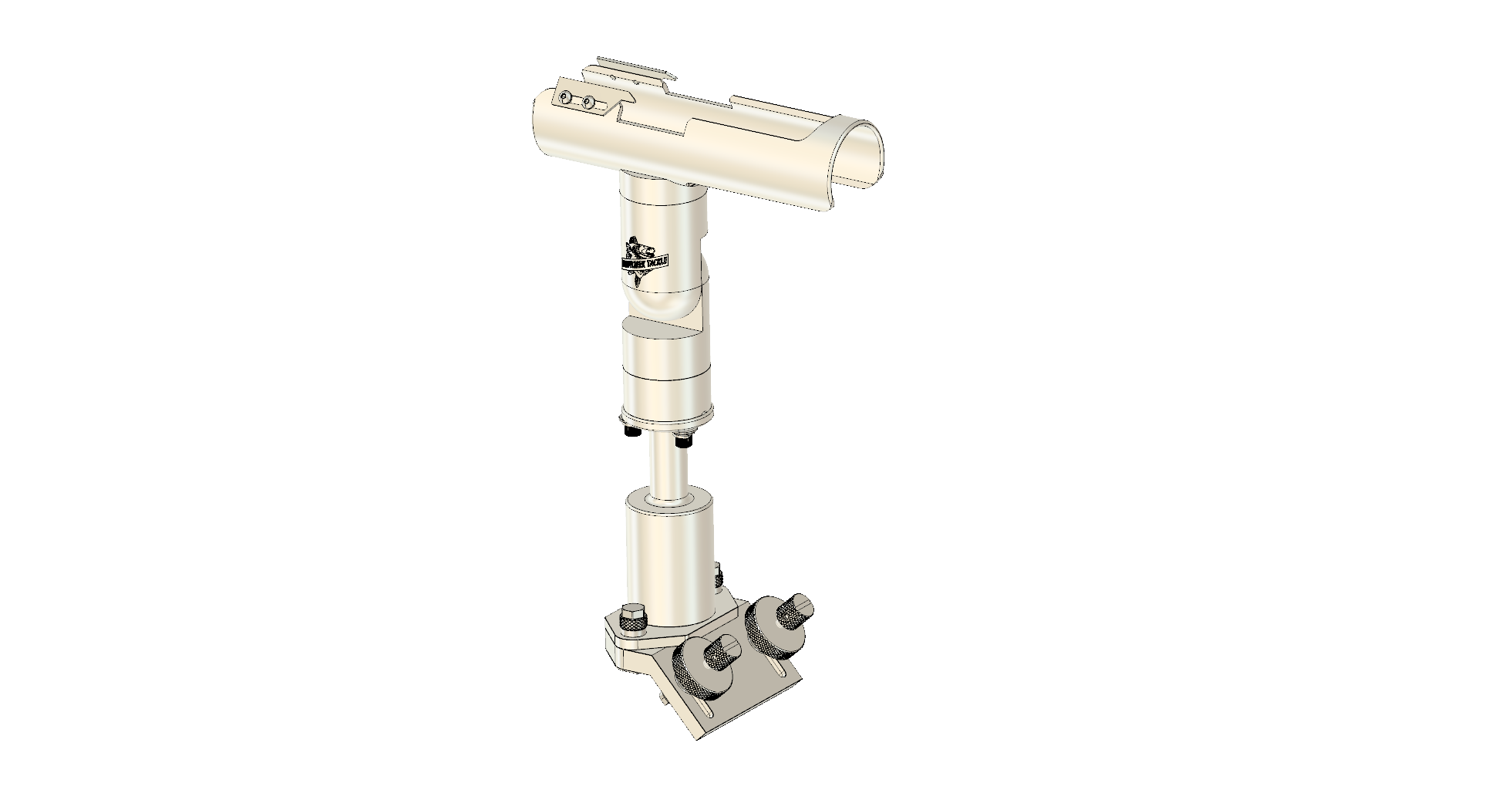 CRADLE WITH INTEGRATED GUNWALE MOUNT