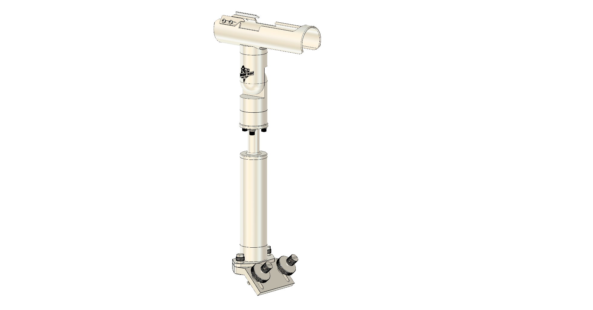CRADLE WITH INTEGRATED GUNWALE MOUNT
