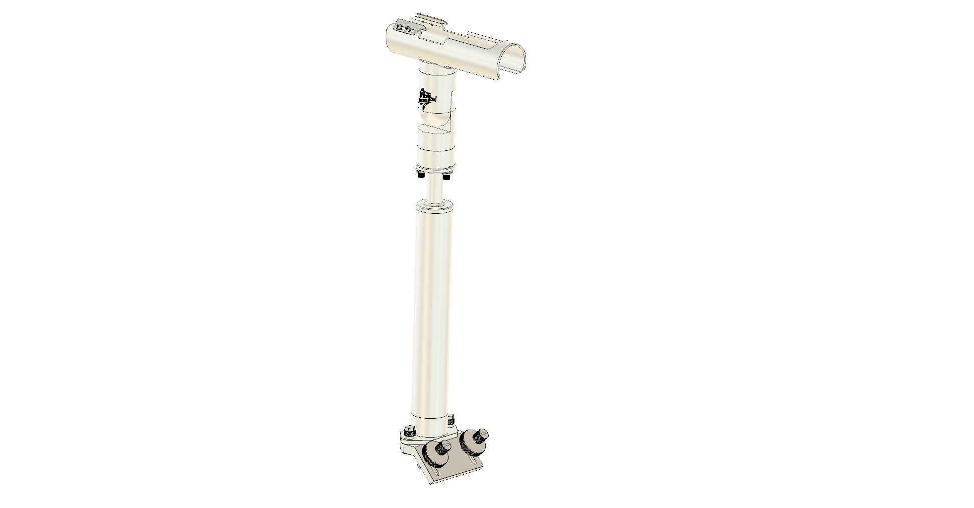 CRADLE WITH INTEGRATED GUNWALE MOUNT