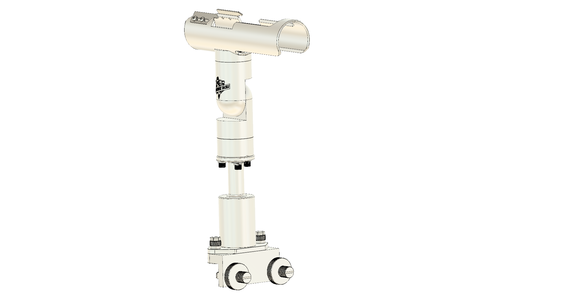 CRADLE WITH INTEGRATED GUNWALE MOUNT