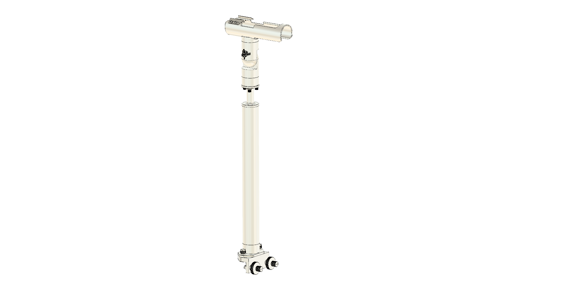 CRADLE WITH INTEGRATED GUNWALE MOUNT