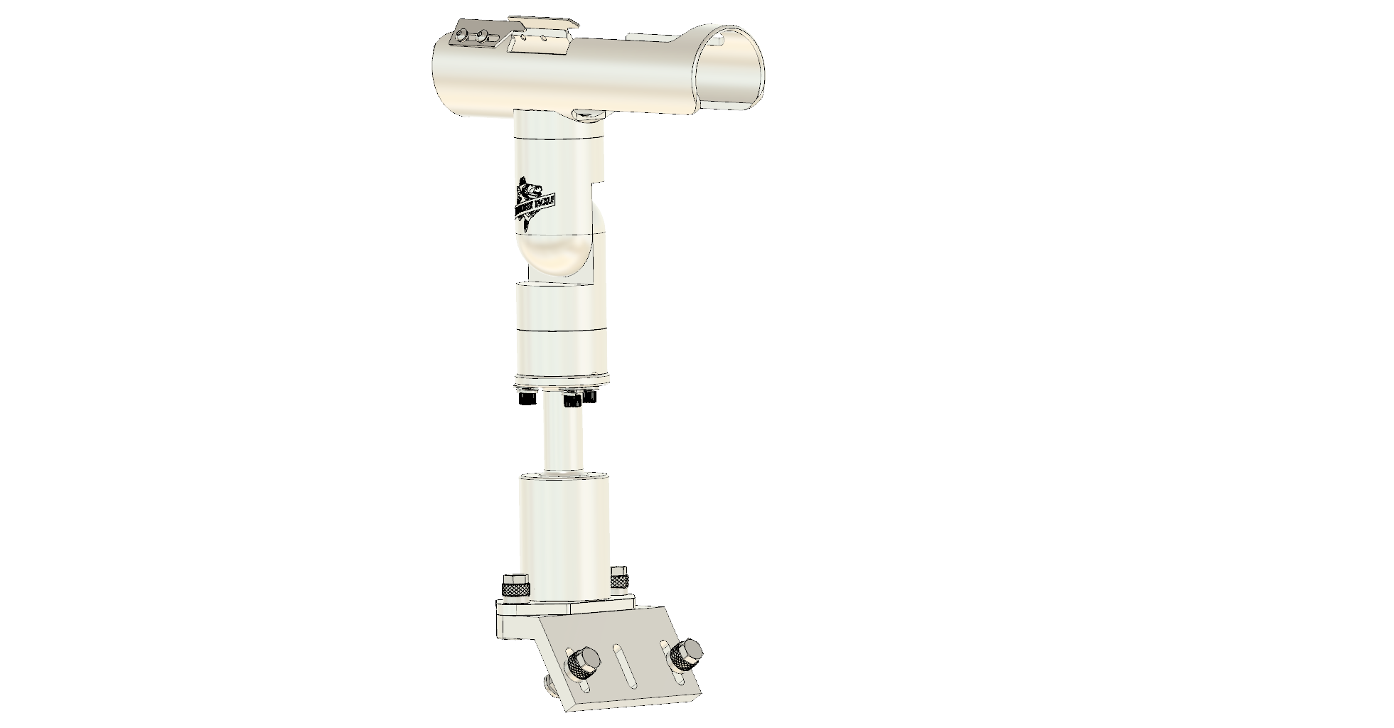 CRADLE WITH INTEGRATED GUNWALE MOUNT
