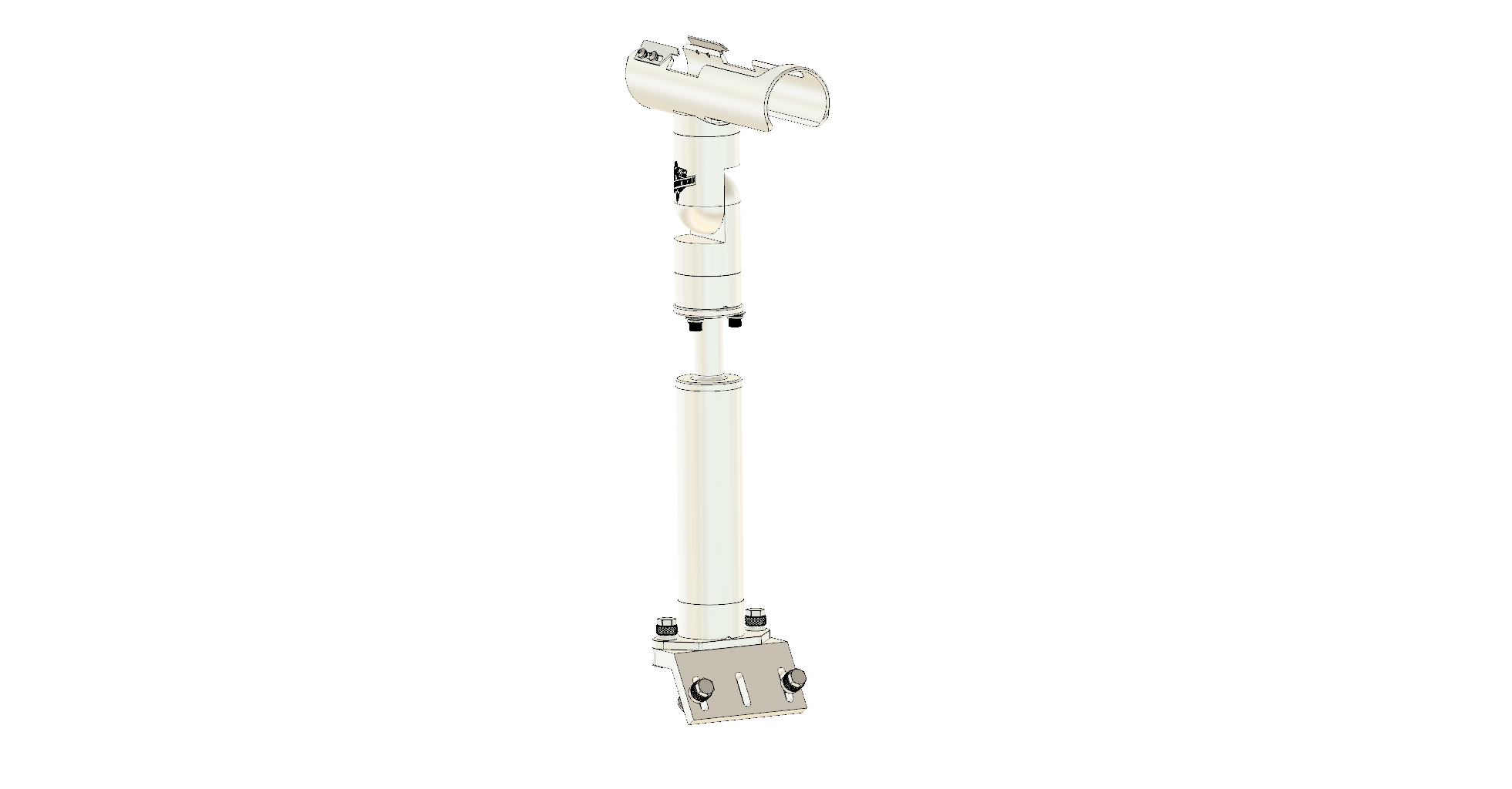 CRADLE WITH INTEGRATED GUNWALE MOUNT