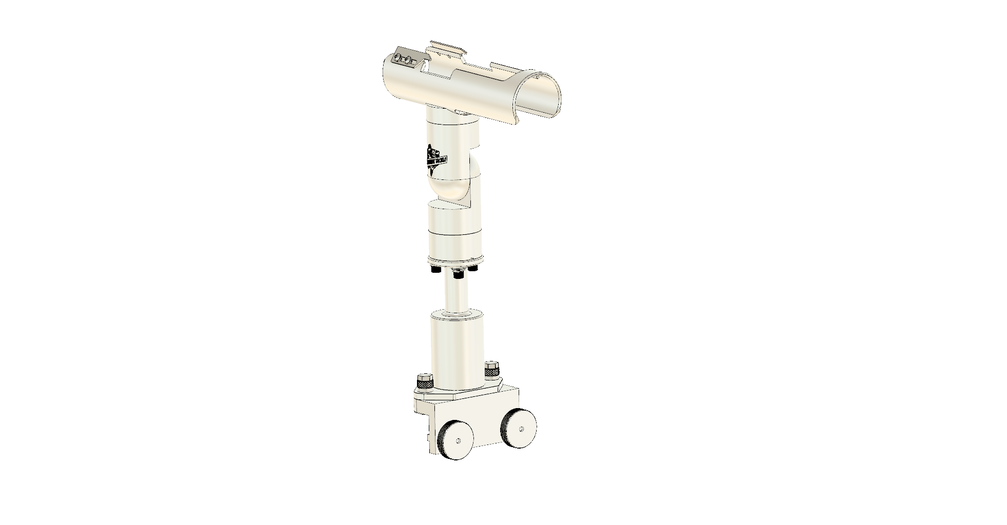 CRADLE WITH INTEGRATED GUNWALE MOUNT