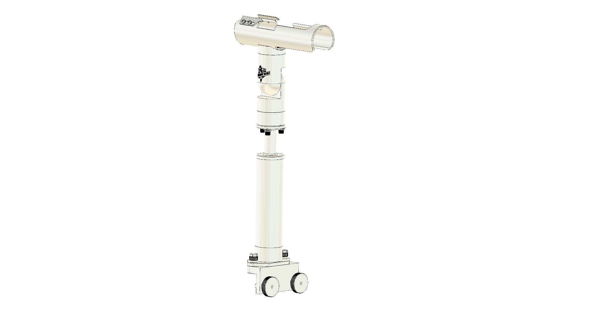 CRADLE WITH INTEGRATED GUNWALE MOUNT
