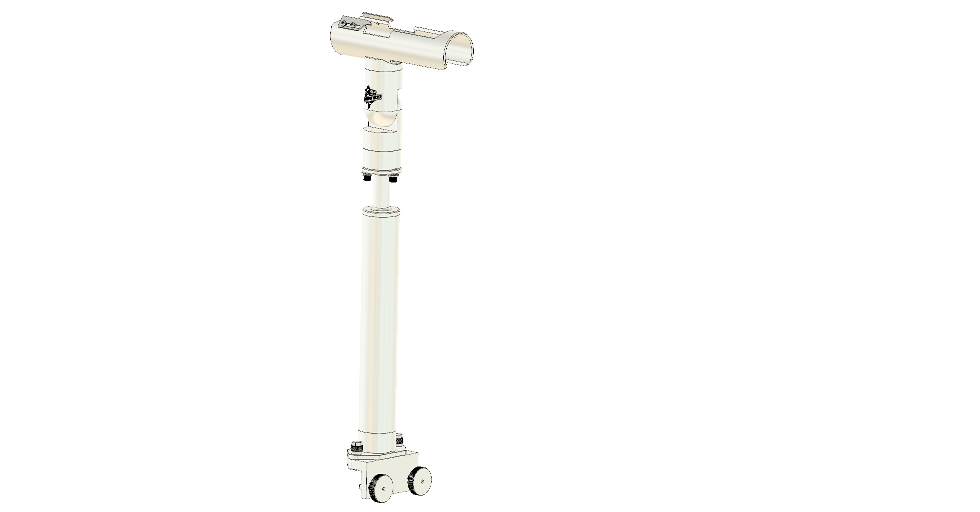 CRADLE WITH INTEGRATED GUNWALE MOUNT