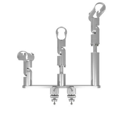 Adjustable Cradle Rod Holders with Pontoon Mount