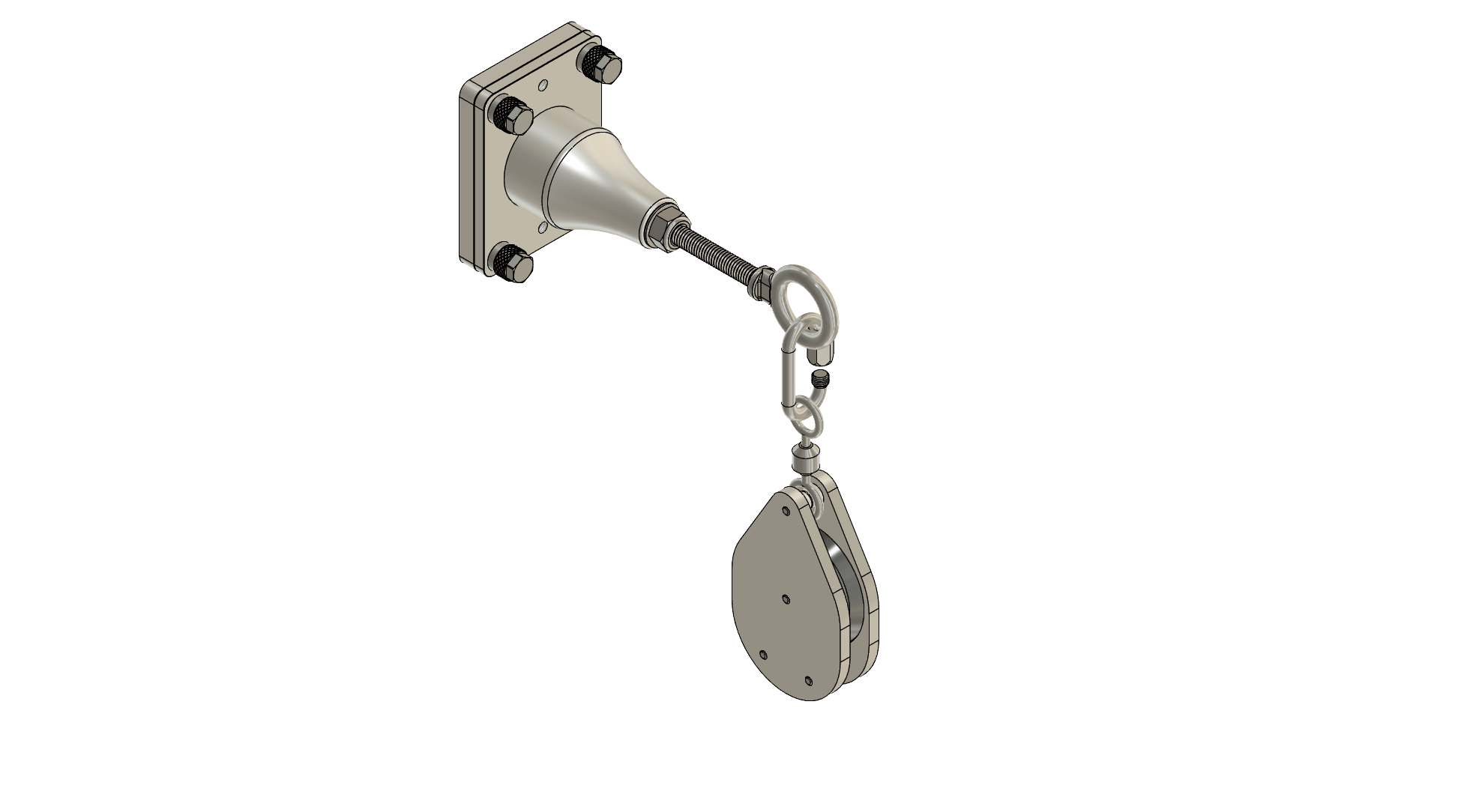 FORWARD PULLEY WITH MOUNT
