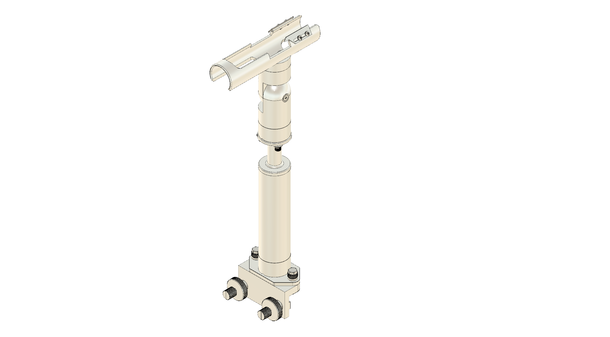 CRADLE WITH INTEGRATED GUNWALE MOUNT