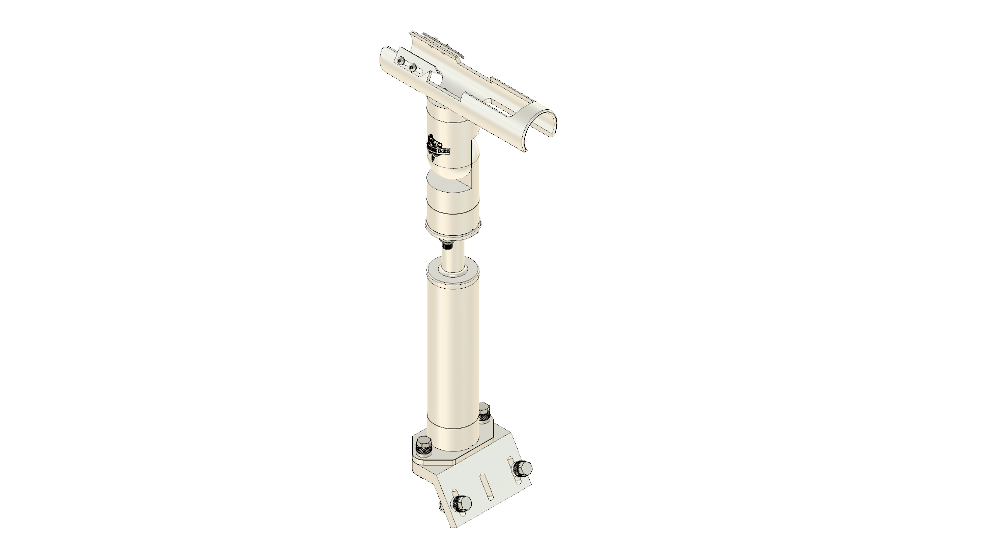CRADLE WITH INTEGRATED GUNWALE MOUNT