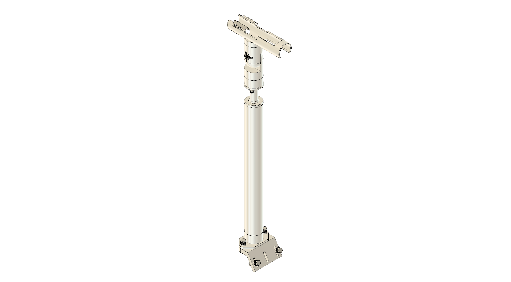 CRADLE WITH INTEGRATED GUNWALE MOUNT