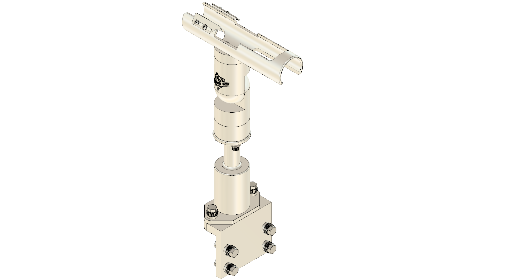 CRADLE WITH INTEGRATED GUNWALE MOUNT