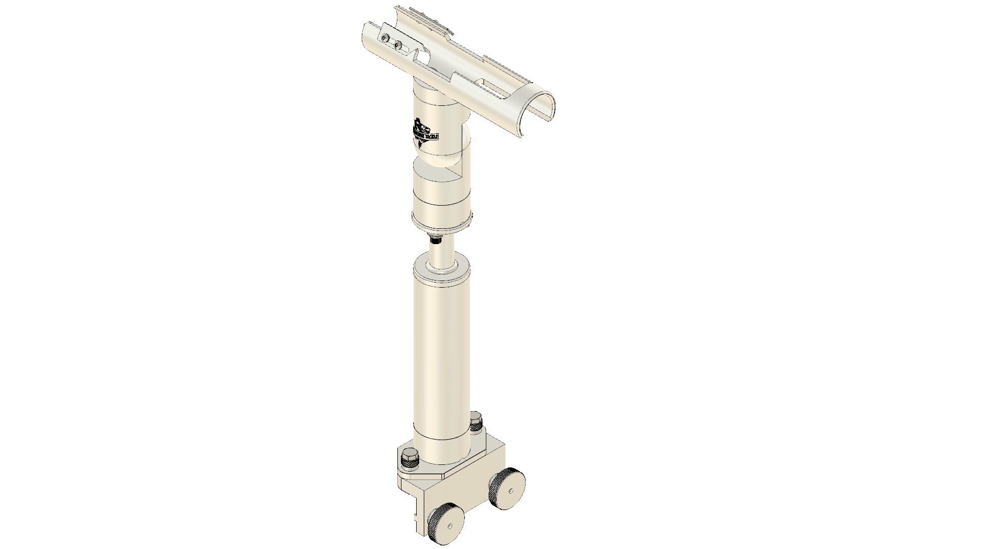 CRADLE WITH INTEGRATED GUNWALE MOUNT