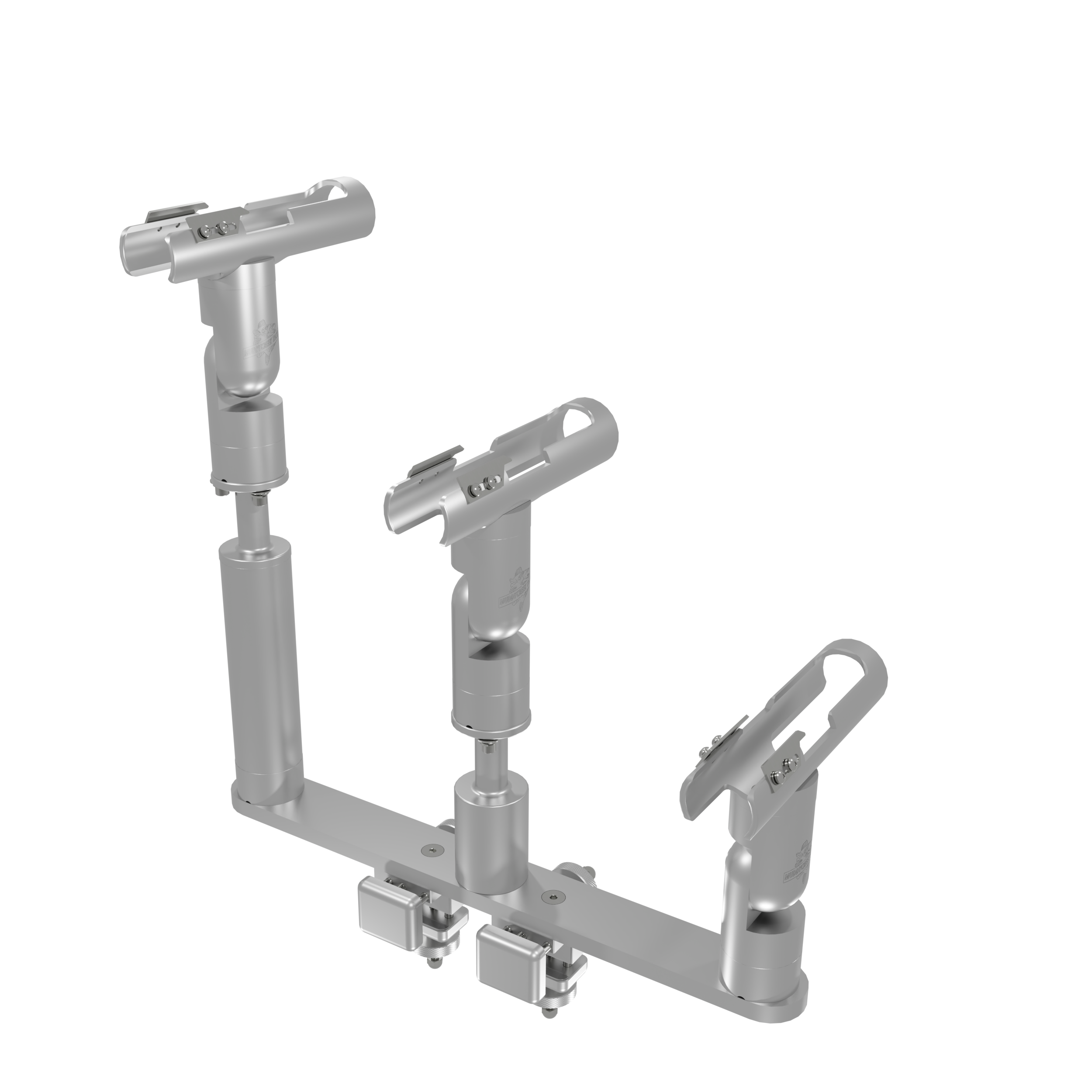 Adjustable Cradle Rod Holders with Pontoon Mount