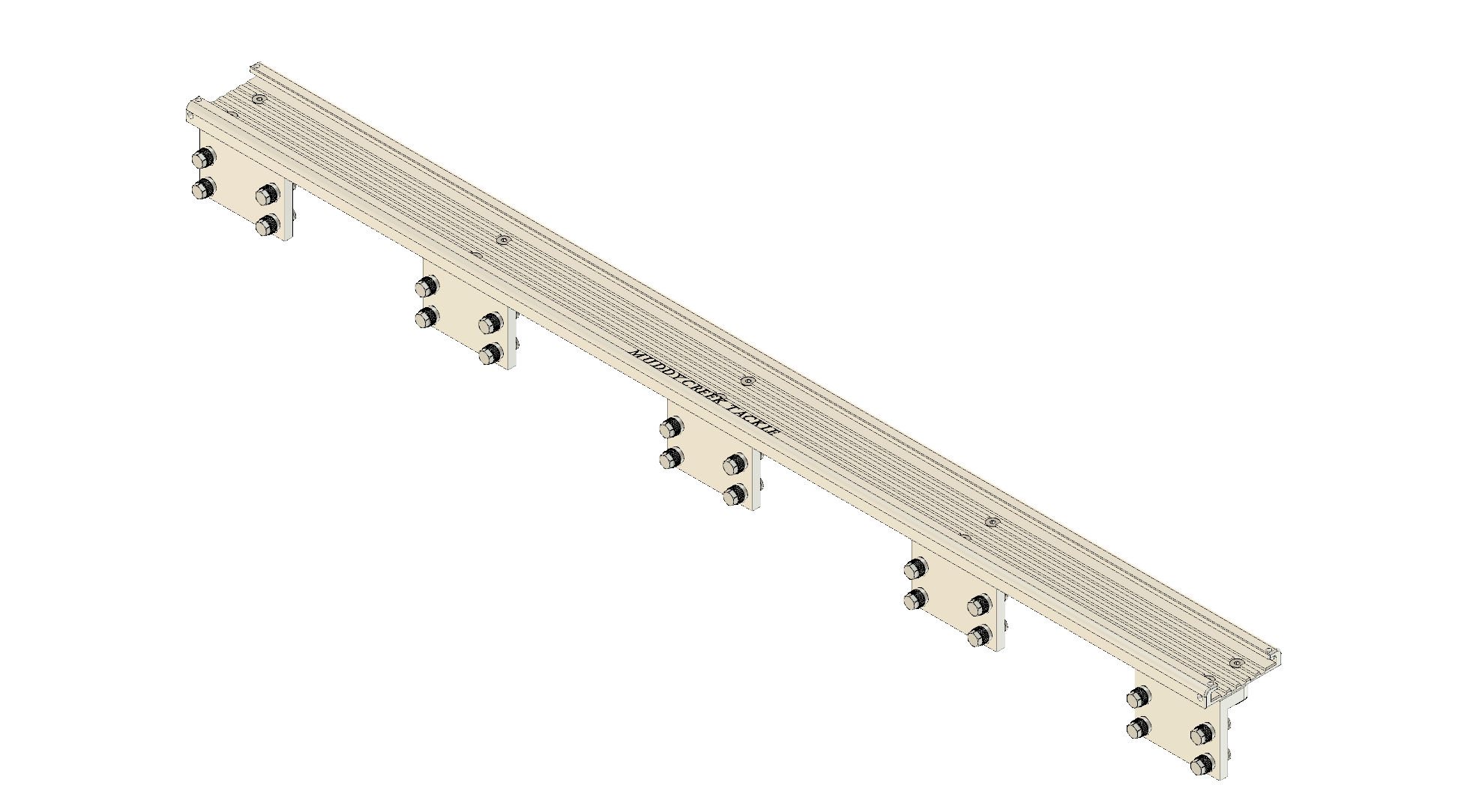TRACK WITH INTEGRATED GUNWALE MOUNT